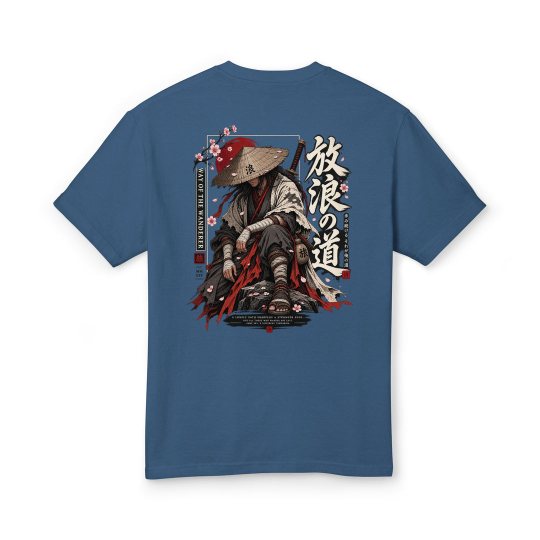 Way of the Wanderer Japanese streetwear graphic tee mockup